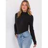 imageANRABESS Long Sleeve Thermal Shirt for Women Turtleneck Slim Fit Tshirt Top 2025 Fall Basic Tee Winter Underwear ClothesBlack