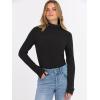 imageANRABESS Long Sleeve Thermal Shirt for Women Turtleneck Slim Fit Tshirt Top 2025 Fall Basic Tee Winter Underwear ClothesBlack
