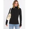imageANRABESS Long Sleeve Thermal Shirt for Women Turtleneck Slim Fit Tshirt Top 2025 Fall Basic Tee Winter Underwear ClothesBlack