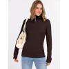 imageANRABESS Long Sleeve Thermal Shirt for Women Turtleneck Slim Fit Tshirt Top 2025 Fall Basic Tee Winter Underwear ClothesChocolate