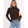 imageANRABESS Long Sleeve Thermal Shirt for Women Turtleneck Slim Fit Tshirt Top 2025 Fall Basic Tee Winter Underwear ClothesChocolate