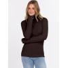 imageANRABESS Long Sleeve Thermal Shirt for Women Turtleneck Slim Fit Tshirt Top 2025 Fall Basic Tee Winter Underwear ClothesChocolate