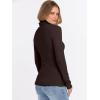 imageANRABESS Long Sleeve Thermal Shirt for Women Turtleneck Slim Fit Tshirt Top 2025 Fall Basic Tee Winter Underwear ClothesChocolate