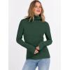 imageANRABESS Long Sleeve Thermal Shirt for Women Turtleneck Slim Fit Tshirt Top 2025 Fall Basic Tee Winter Underwear ClothesForest Green