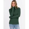 imageANRABESS Long Sleeve Thermal Shirt for Women Turtleneck Slim Fit Tshirt Top 2025 Fall Basic Tee Winter Underwear ClothesForest Green