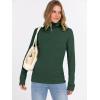 imageANRABESS Long Sleeve Thermal Shirt for Women Turtleneck Slim Fit Tshirt Top 2025 Fall Basic Tee Winter Underwear ClothesForest Green