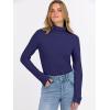 imageANRABESS Long Sleeve Thermal Shirt for Women Turtleneck Slim Fit Tshirt Top 2025 Fall Basic Tee Winter Underwear ClothesNavy Blue