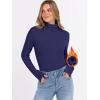 imageANRABESS Long Sleeve Thermal Shirt for Women Turtleneck Slim Fit Tshirt Top 2025 Fall Basic Tee Winter Underwear ClothesNavy Blue