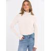imageANRABESS Long Sleeve Thermal Shirt for Women Turtleneck Slim Fit Tshirt Top 2025 Fall Basic Tee Winter Underwear ClothesParchment