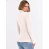 imageANRABESS Long Sleeve Thermal Shirt for Women Turtleneck Slim Fit Tshirt Top 2025 Fall Basic Tee Winter Underwear ClothesParchment