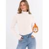 imageANRABESS Long Sleeve Thermal Shirt for Women Turtleneck Slim Fit Tshirt Top 2025 Fall Basic Tee Winter Underwear ClothesParchment
