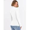 imageANRABESS Long Sleeve Thermal Shirt for Women Turtleneck Slim Fit Tshirt Top 2025 Fall Basic Tee Winter Underwear ClothesPure White