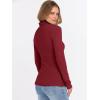 imageANRABESS Long Sleeve Thermal Shirt for Women Turtleneck Slim Fit Tshirt Top 2025 Fall Basic Tee Winter Underwear ClothesRed