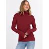 imageANRABESS Long Sleeve Thermal Shirt for Women Turtleneck Slim Fit Tshirt Top 2025 Fall Basic Tee Winter Underwear ClothesRed