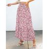 imageANRABESS Maxi Skirts for Women 2025 Summer Boho Long Flowy Floral Elastic High Waist Skirt Casual Travel Skirt with PocketsPink Floral