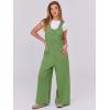 imageANRABESS Overalls for Women Summer Loose Casual Wide Leg Jumpsuits Sleeveless Straps Romper One Piece Jumpers 2025 OutfitsArmy Green