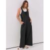 imageANRABESS Overalls for Women Summer Loose Casual Wide Leg Jumpsuits Sleeveless Straps Romper One Piece Jumpers 2025 OutfitsBlack