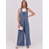 imageANRABESS Overalls for Women Summer Loose Casual Wide Leg Jumpsuits Sleeveless Straps Romper One Piece Jumpers 2025 OutfitsDusty Blue