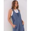 imageANRABESS Overalls for Women Summer Loose Casual Wide Leg Jumpsuits Sleeveless Straps Romper One Piece Jumpers 2025 OutfitsDusty Blue