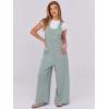 imageANRABESS Overalls for Women Summer Loose Casual Wide Leg Jumpsuits Sleeveless Straps Romper One Piece Jumpers 2025 OutfitsLight Green
