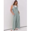 imageANRABESS Overalls for Women Summer Loose Casual Wide Leg Jumpsuits Sleeveless Straps Romper One Piece Jumpers 2025 OutfitsLight Green
