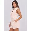 imageANRABESS Romper for Womens 2025 Summer Dressy Casual Sleeveless V Neck One Piece Short Jumpsuit Lounge Travel Outfits ClothesBeige