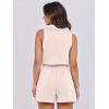 imageANRABESS Romper for Womens 2025 Summer Dressy Casual Sleeveless V Neck One Piece Short Jumpsuit Lounge Travel Outfits ClothesBeige