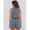 imageANRABESS Romper for Womens 2025 Summer Dressy Casual Sleeveless V Neck One Piece Short Jumpsuit Lounge Travel Outfits ClothesDark Grey