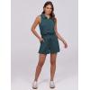 imageANRABESS Romper for Womens 2025 Summer Dressy Casual Sleeveless V Neck One Piece Short Jumpsuit Lounge Travel Outfits ClothesLake Green