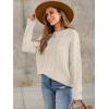 imageANRABESS Sweaters for Women Oversized Crewneck Long Sleeve Casual Loose Cable Knit Pullover Tops 2025 Fall Vintage ClothesApricot