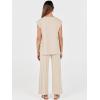 imageANRABESS Women 2 Piece Lounge Sets Summer Casual Knit Sweater Vest Pant Set Beach Vacation Airport Outfits ClothesApricot