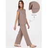 imageANRABESS Women 2 Piece Lounge Sets Summer Casual Knit Sweater Vest Pant Set Beach Vacation Airport Outfits ClothesBrown