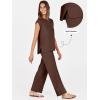 imageANRABESS Women 2 Piece Lounge Sets Summer Casual Knit Sweater Vest Pant Set Beach Vacation Airport Outfits ClothesCoffee