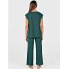 imageANRABESS Women 2 Piece Lounge Sets Summer Casual Knit Sweater Vest Pant Set Beach Vacation Airport Outfits ClothesDark Green