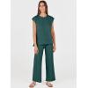 imageANRABESS Women 2 Piece Lounge Sets Summer Casual Knit Sweater Vest Pant Set Beach Vacation Airport Outfits ClothesDark Green