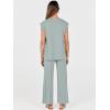 imageANRABESS Women 2 Piece Lounge Sets Summer Casual Knit Sweater Vest Pant Set Beach Vacation Airport Outfits ClothesGrey Green