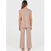 imageANRABESS Women 2 Piece Lounge Sets Summer Casual Knit Sweater Vest Pant Set Beach Vacation Airport Outfits ClothesKhaki