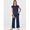 imageANRABESS Women 2 Piece Lounge Sets Summer Casual Knit Sweater Vest Pant Set Beach Vacation Airport Outfits ClothesNavy Blue
