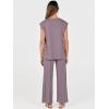 imageANRABESS Women 2 Piece Lounge Sets Summer Casual Knit Sweater Vest Pant Set Beach Vacation Airport Outfits ClothesPurple