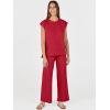 imageANRABESS Women 2 Piece Lounge Sets Summer Casual Knit Sweater Vest Pant Set Beach Vacation Airport Outfits ClothesRed