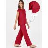 imageANRABESS Women 2 Piece Lounge Sets Summer Casual Knit Sweater Vest Pant Set Beach Vacation Airport Outfits ClothesRed