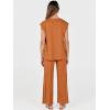 imageANRABESS Women 2 Piece Lounge Sets Summer Casual Knit Sweater Vest Pant Set Beach Vacation Airport Outfits ClothesRust