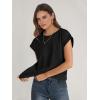imageANRABESS Women Cap Sleeve Tops 2025 Trendy Summer Loose Fit Cute Basic T Shirts Business Dressy Casual Outfits ClothesBlack