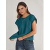 imageANRABESS Women Cap Sleeve Tops 2025 Trendy Summer Loose Fit Cute Basic T Shirts Business Dressy Casual Outfits ClothesBlue Green