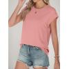 imageANRABESS Women Cap Sleeve Tops 2025 Trendy Summer Loose Fit Cute Basic T Shirts Business Dressy Casual Outfits ClothesCoral Pink
