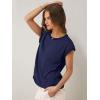 imageANRABESS Women Cap Sleeve Tops 2025 Trendy Summer Loose Fit Cute Basic T Shirts Business Dressy Casual Outfits ClothesNavy Blue