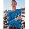 imageANRABESS Women Crewneck Long Batwing Sleeve Casual Loose Fit Ribbed Knit Fall 2024 Cozy Pullover Sweater Top OutfitsRoyal Blue