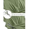 imageANRABESS Women Deep V Neck Long Sleeve Slit 2025 Fall Elegant Formal Wedding Guest Cocktail Evening Date Prom Maxi Long DressZarmy Green
