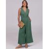 imageANRABESS Women Jumpsuits Sleeveless V Neck Elegant Dressy Casual Backless One Piece Pants Romper 2025 Summer OutfitsGrass