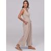 imageANRABESS Women Jumpsuits Sleeveless V Neck Elegant Dressy Casual Backless One Piece Pants Romper 2025 Summer OutfitsKhaki